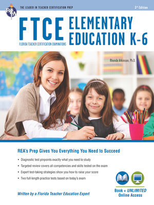 cover image of FTCE Elementary Education K-6 Book + Online